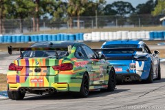 Team ACP - Tangerine Associates in the 2018 BMW M4GT4 at the 2022 World Racing League 8+8 Hour Enduro on October 29, 2022
